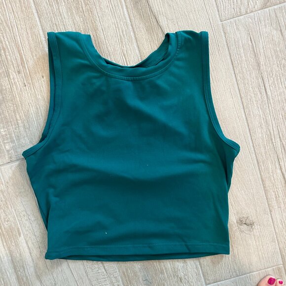 Ziya Active Tops - Teal High Ziya Active Athletic Tank